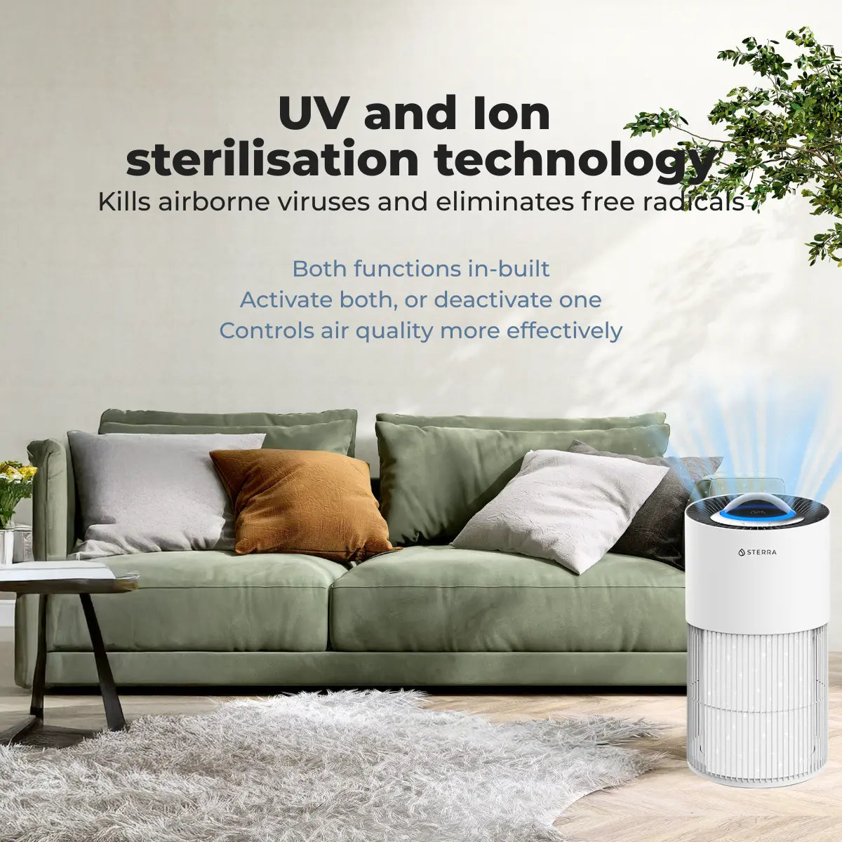 Sterra Breeze Pro™ True HEPA-14 Air Purifier