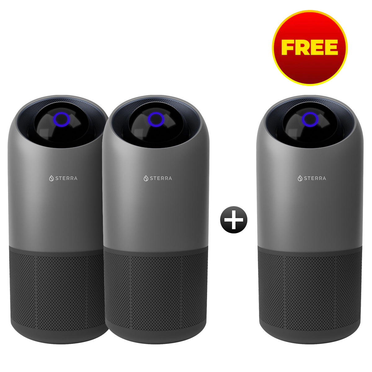 Buy 2 Get 1 FREE Exclusive Offer - 2 Sterra Moon™ Air Purifiers + 1 FREE Sterra Moon™ Air Purifier