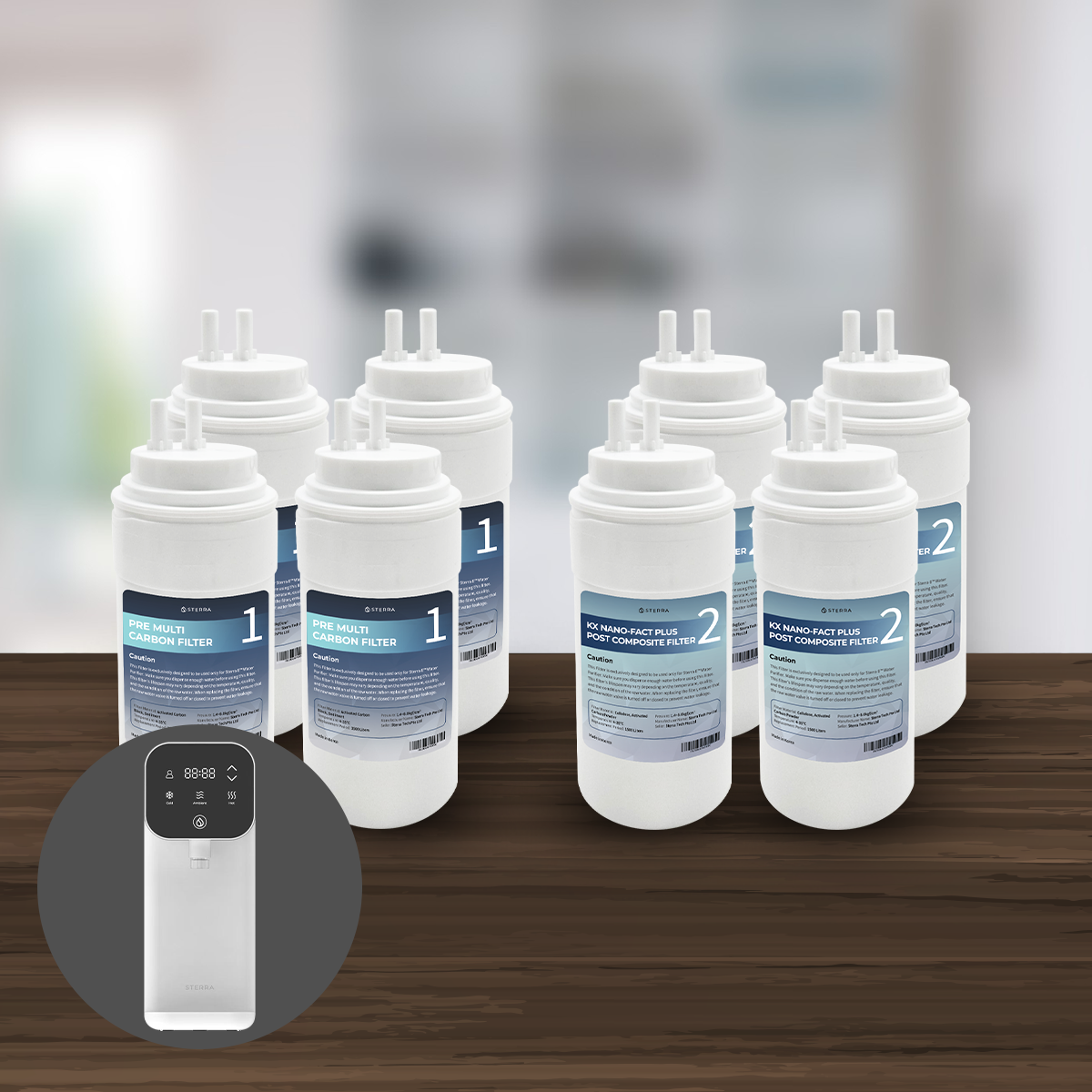 Sterra 8™ Filter Replacement Set
