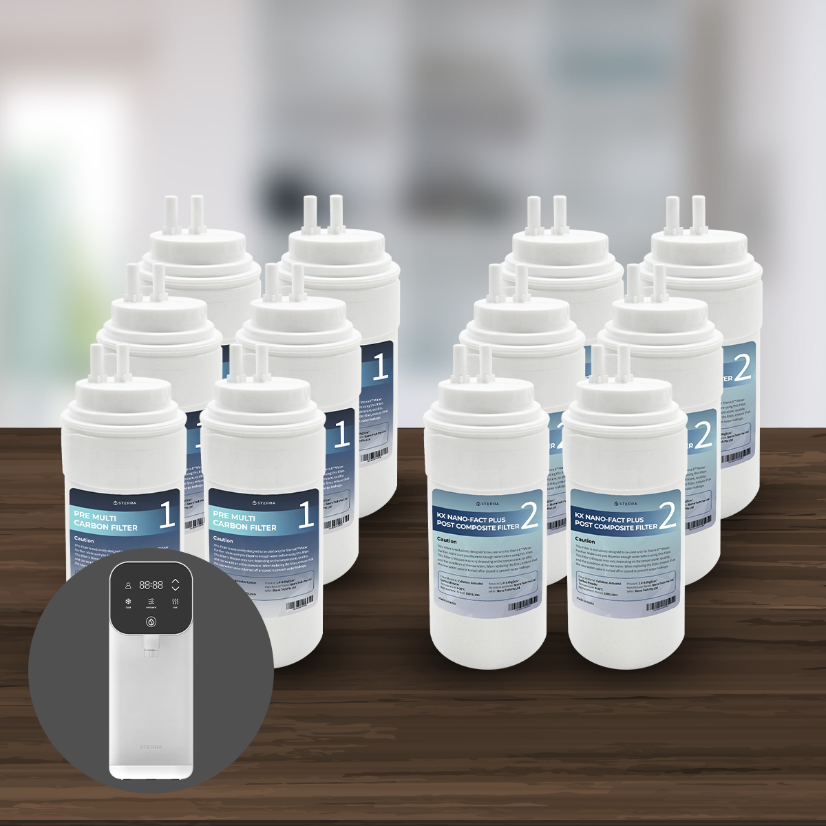Sterra 8™ Filter Replacement Set
